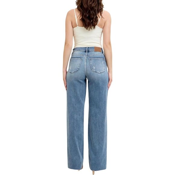 Baggy Jeans Cotton Spandex Loose Fit V-Front Style 33 Inseam - Picture 5 of 8